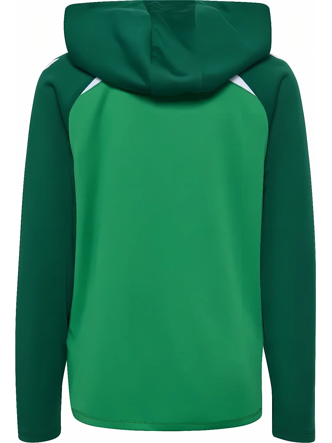Детская тренировочная куртка с капюшоном на молнии Lead 2.0 Zip Hoodie Hummel, зеленый