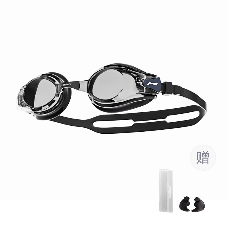 

Очки для плавания Poolside Unisex Flat Light Myopia Is Optional LINING, черный