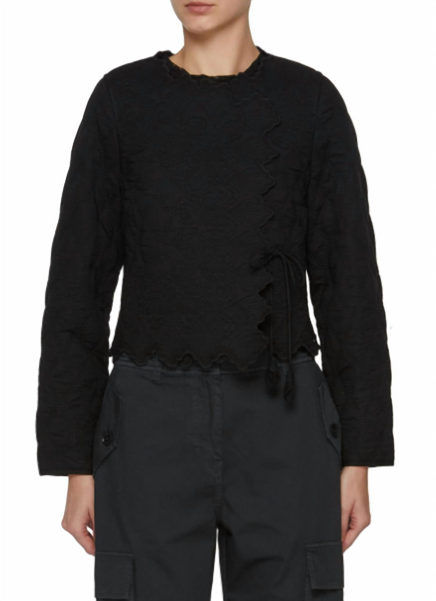 

Стеганая куртка Zofia черного цвета Ulla Johnson, черный