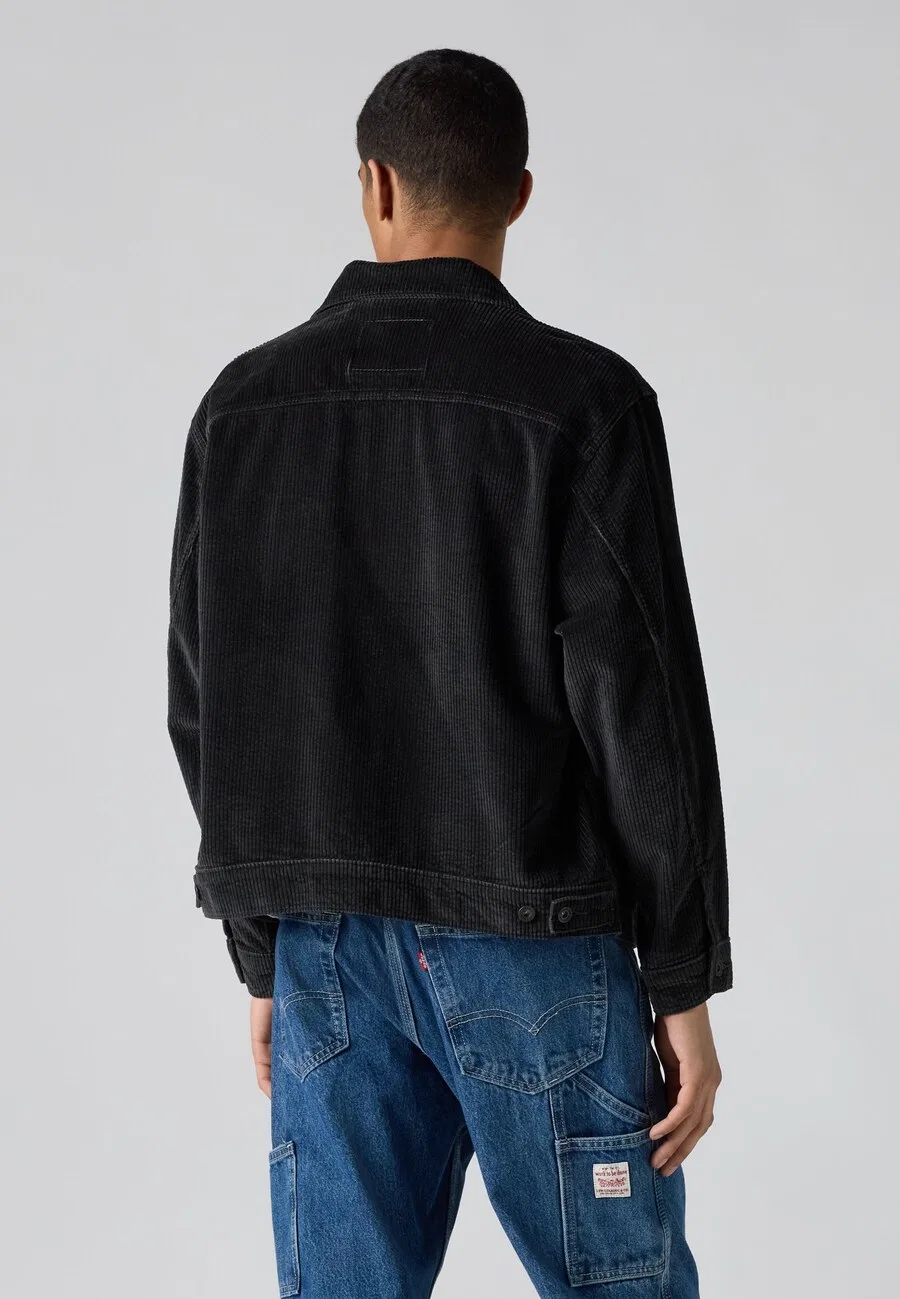 Куртка LEVI'S Between-Season 'SUNRISE TRUCKER' черного цвета — фото 4