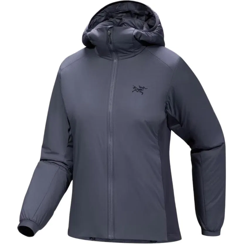 Пуховик с капюшоном, Hooded Zip-Up Jacket, Arcteryx, Dk Stratus/Blk Sapphire