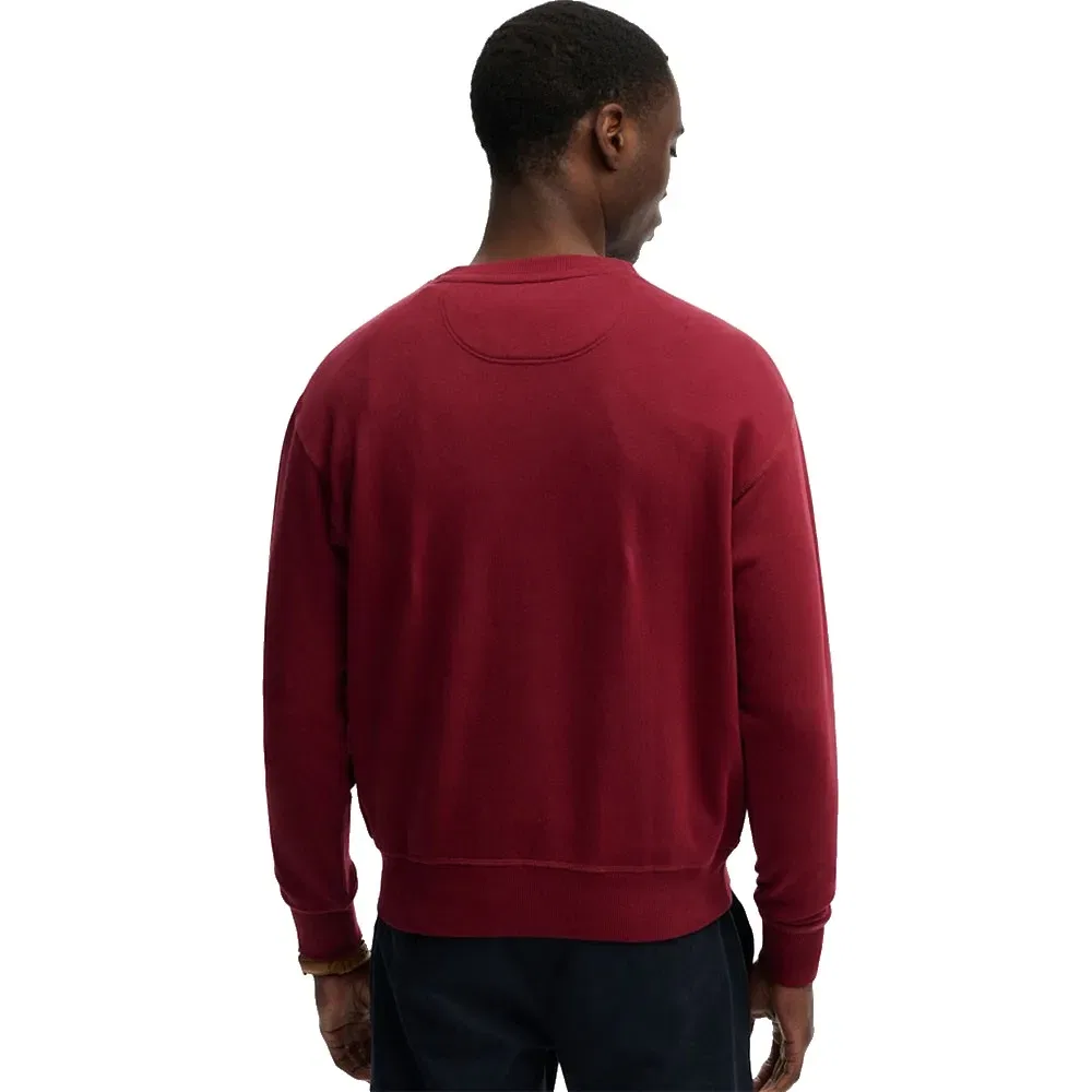 Свитшот Essential Heritage Crew Superdry, красный — фото 2