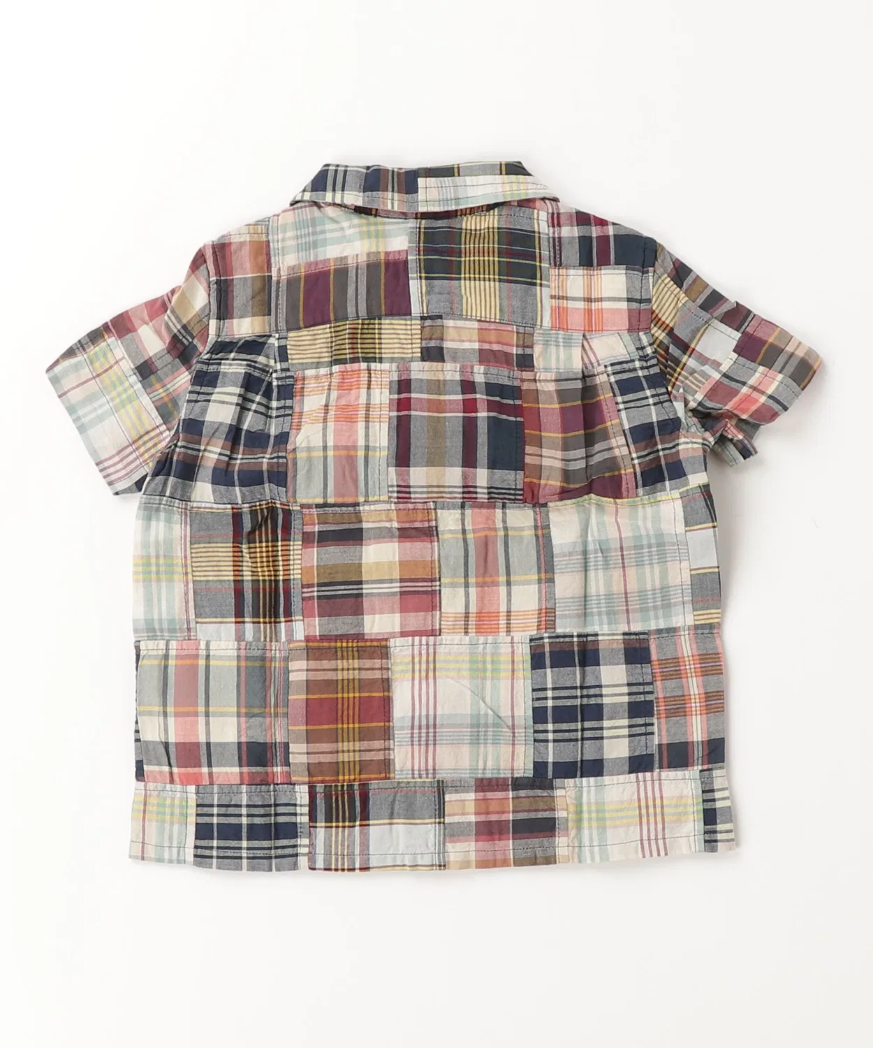 Детская рубашка с пэчворком Madras Camp Polo Ralph Lauren Childrenswear, Multi — фото 4