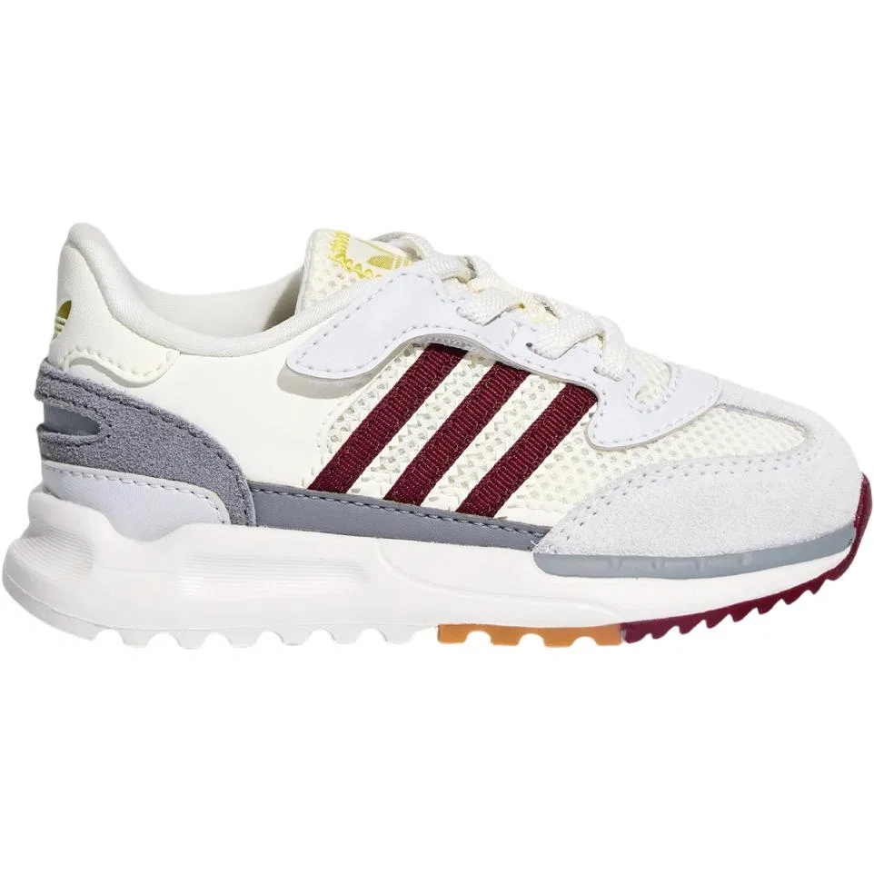 Детские кроссовки для мальчиков Adidas Originals RETROPY, Цвет Jade White/Red/Fuyi Gray — фото 3