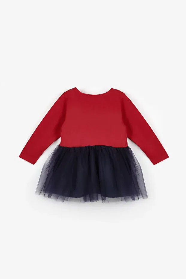 Детское платье для девочек с принтом Claire Le Mabelle, Navy Blue — фото 2