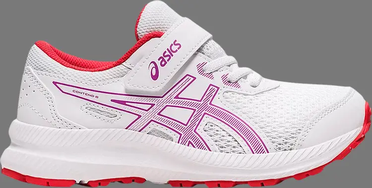 

Кроссовки contend 8 ps 'white orchid' Asics, белый, Белый;серый, Кроссовки contend 8 ps 'white orchid' Asics, белый