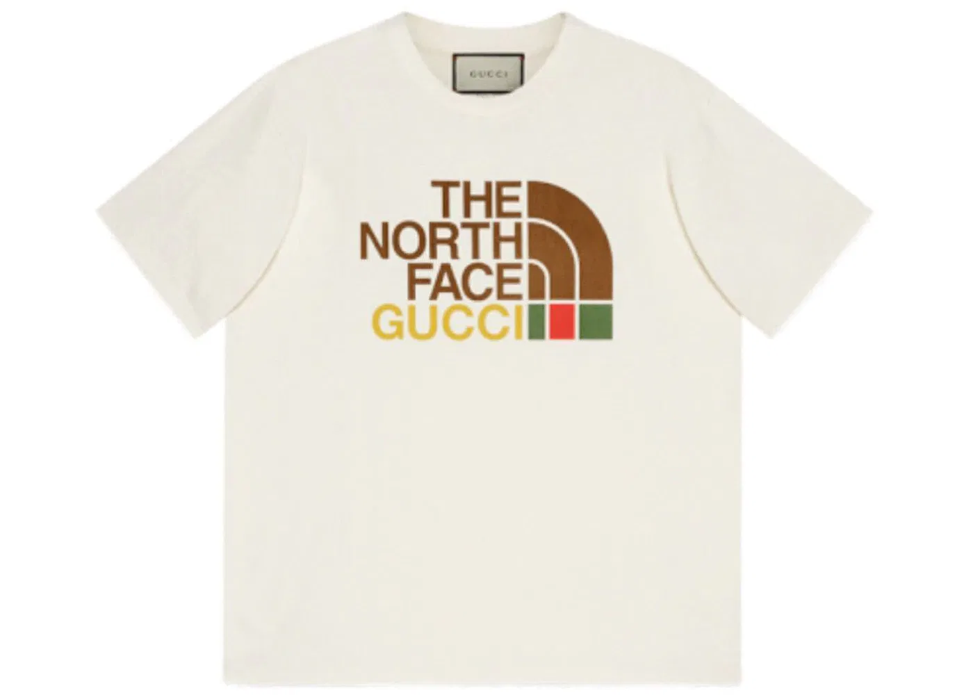 Мужская футболка хлопковая Gucci x The North Face, Beige