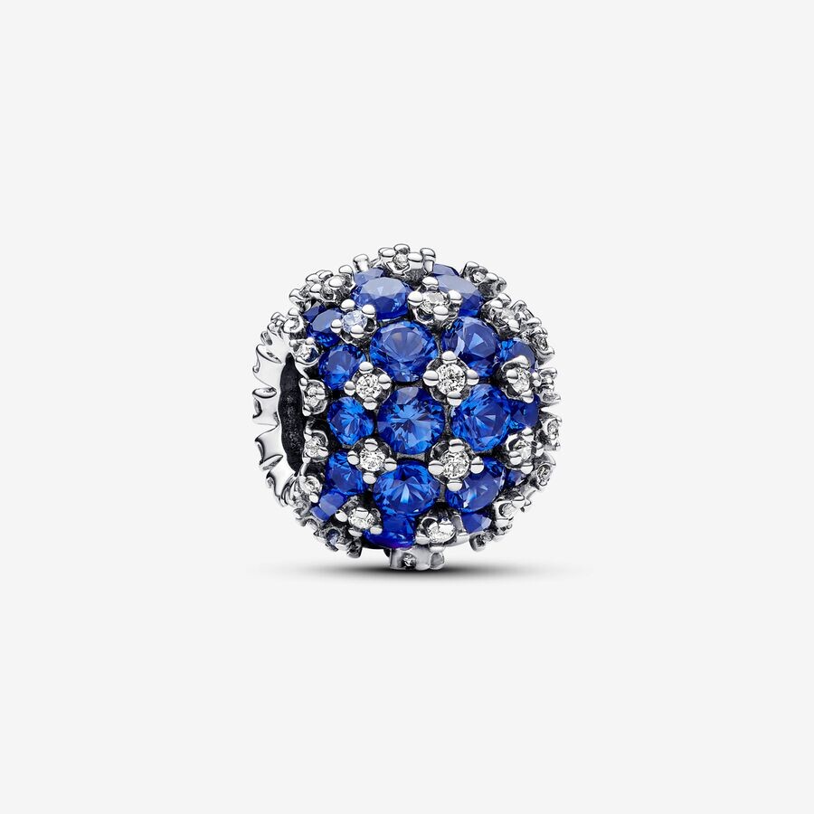 

Шарм Pandora Sparkling Pave Round, серебро/синий