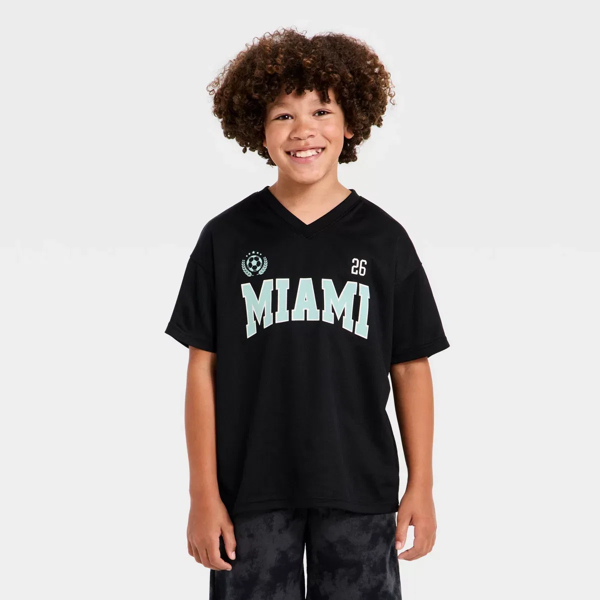 Детская футболка с принтом для мальчиков Cat & Jack BOYS SPORTWEAR, Black