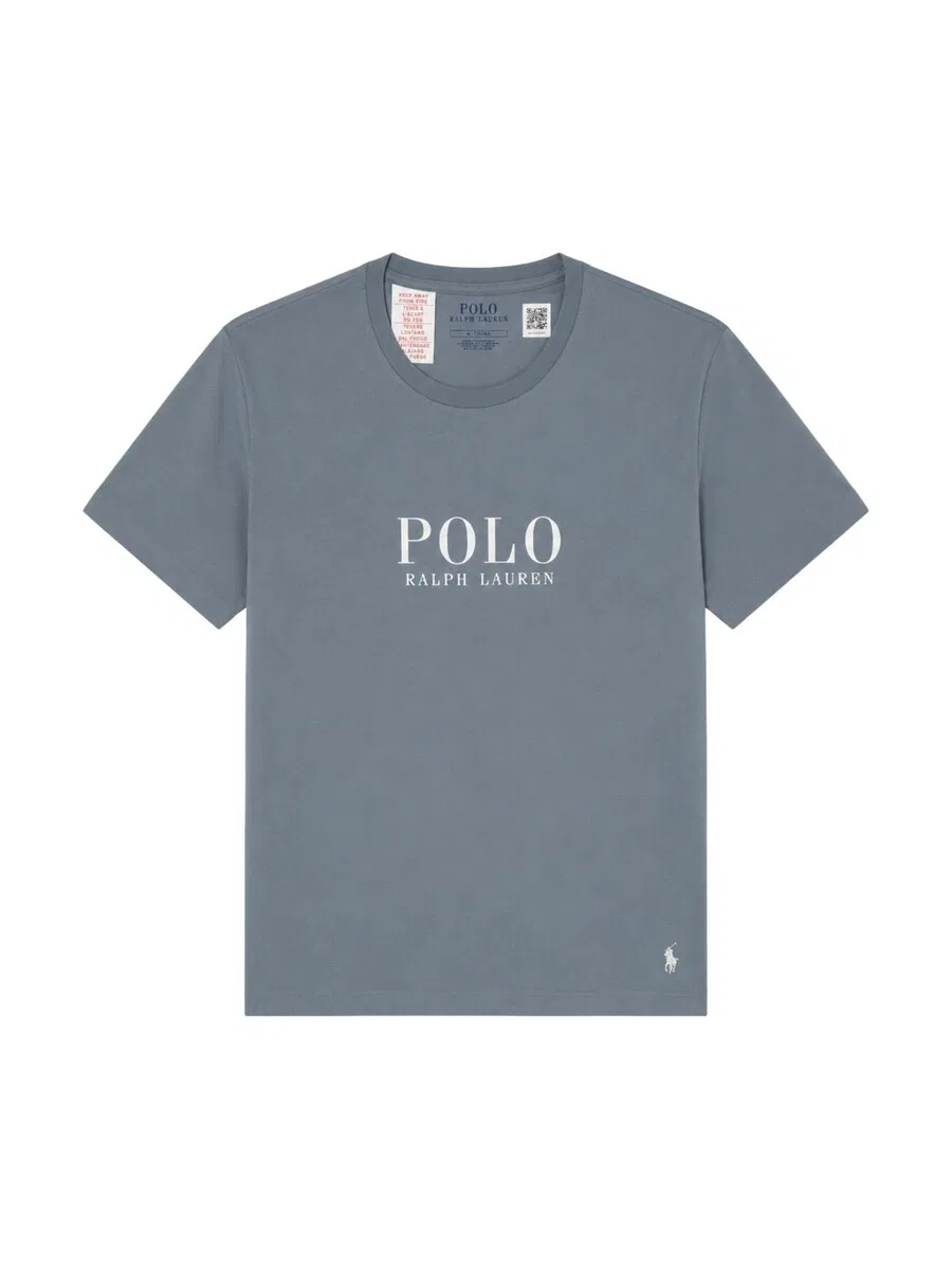 Футболка Polo Ralph Lauren пыльно-голубого цвета