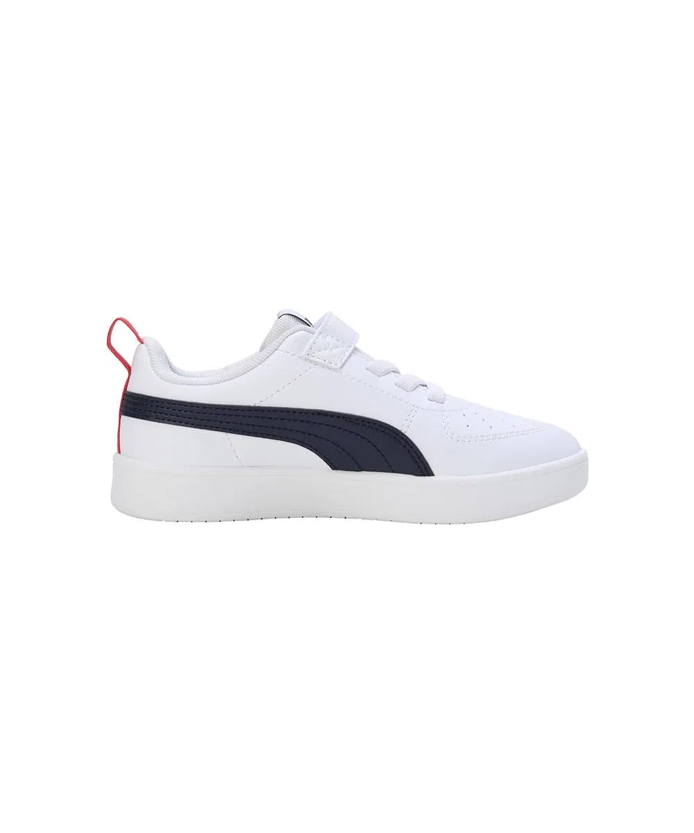 Детские кроссовки с эластичной застежкой Rickie Ac PUMA, White Blue — фото 3