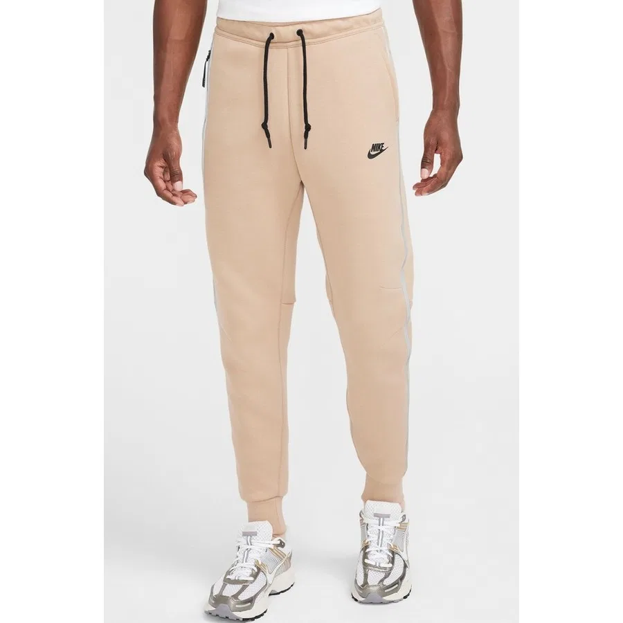 Спортивные брюки с зауженным кроем Tech Fleece Nike, Бежевый