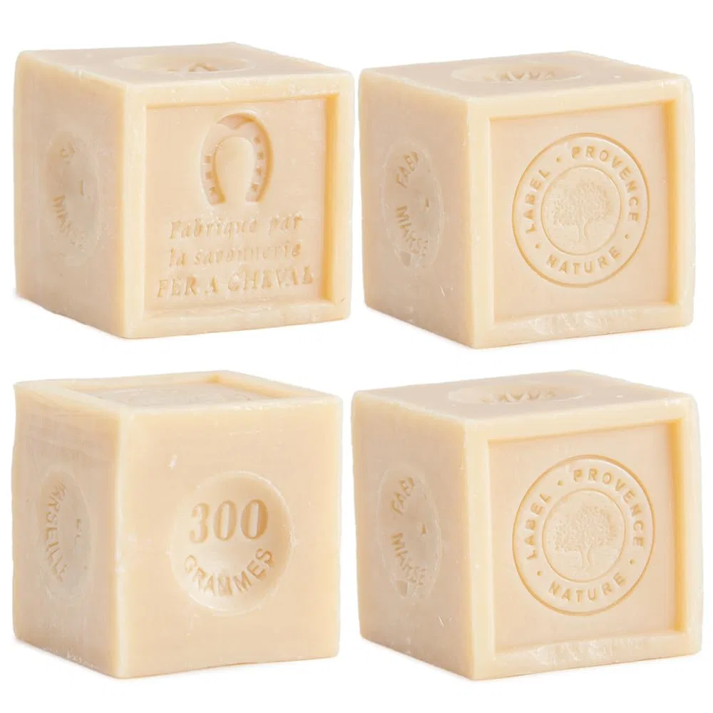 Твердое мыло Label Provence Nature, набор 4 куба по 300 г