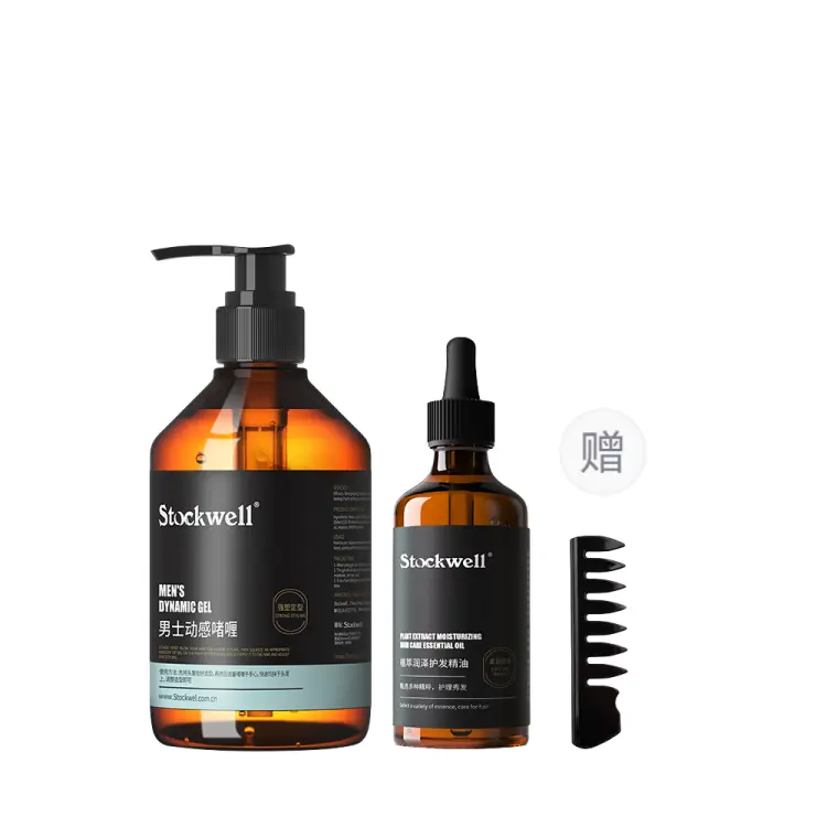 

Мужской гель для укладки action gel с увлажнением, стойкий, для моделирования, 300 мл Stockwell