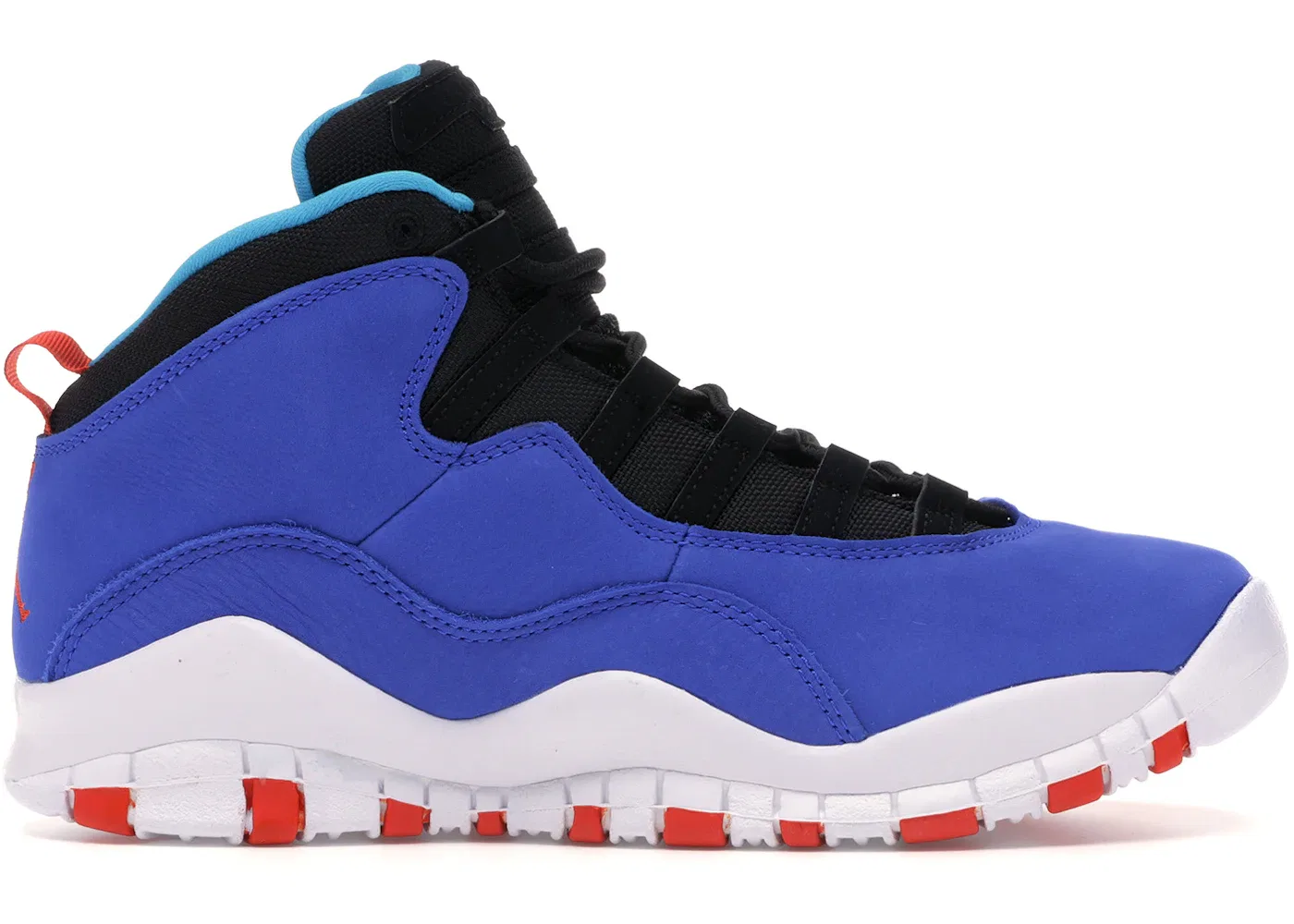 Детские кроссовки Lifestyle с моделью Jordan 10 Retro Jordan, Racer Blue/Team Orange-Black