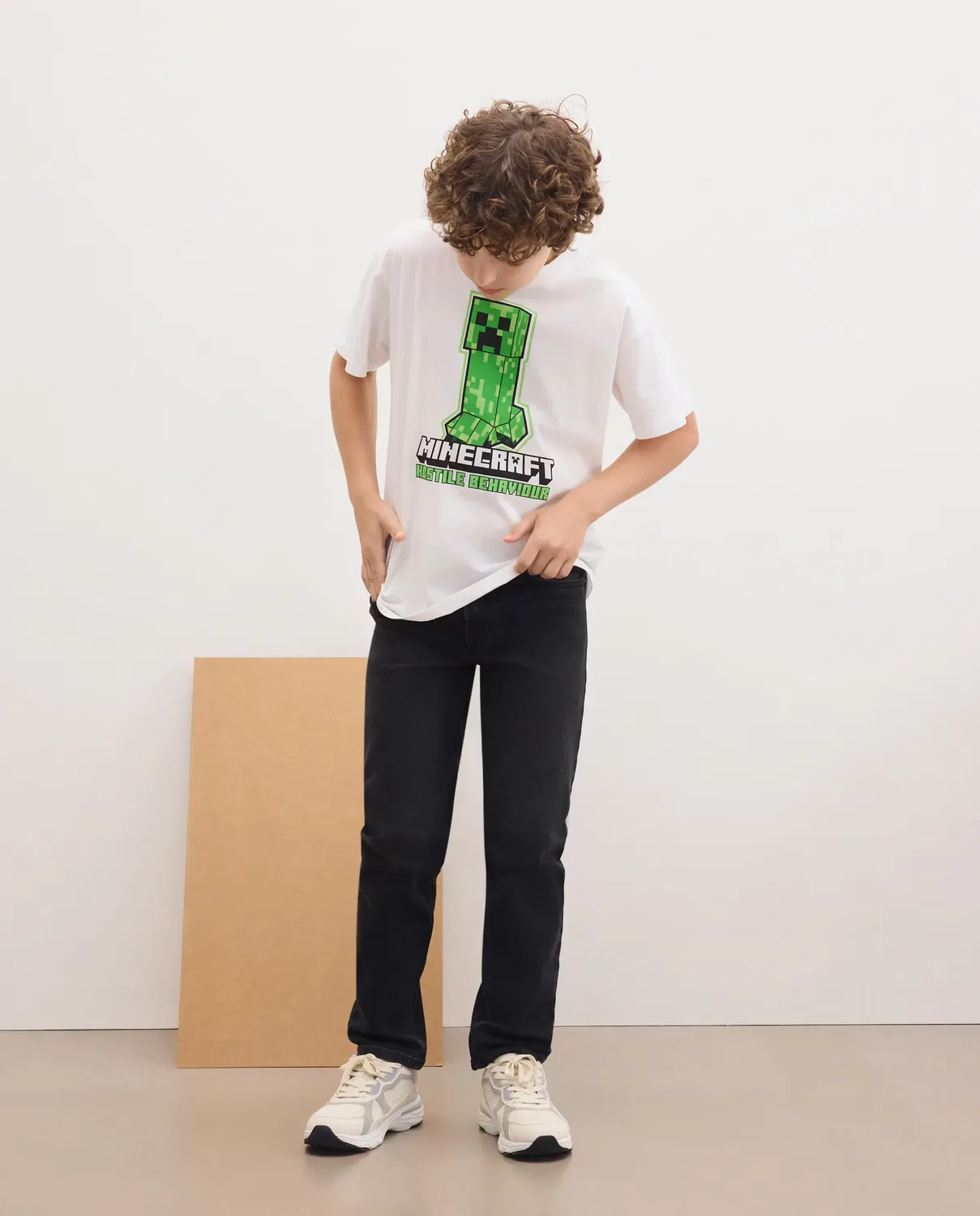 Детские джинсы для мальчиков с slim fit Kids El Corte Inglés, Negro Intenso