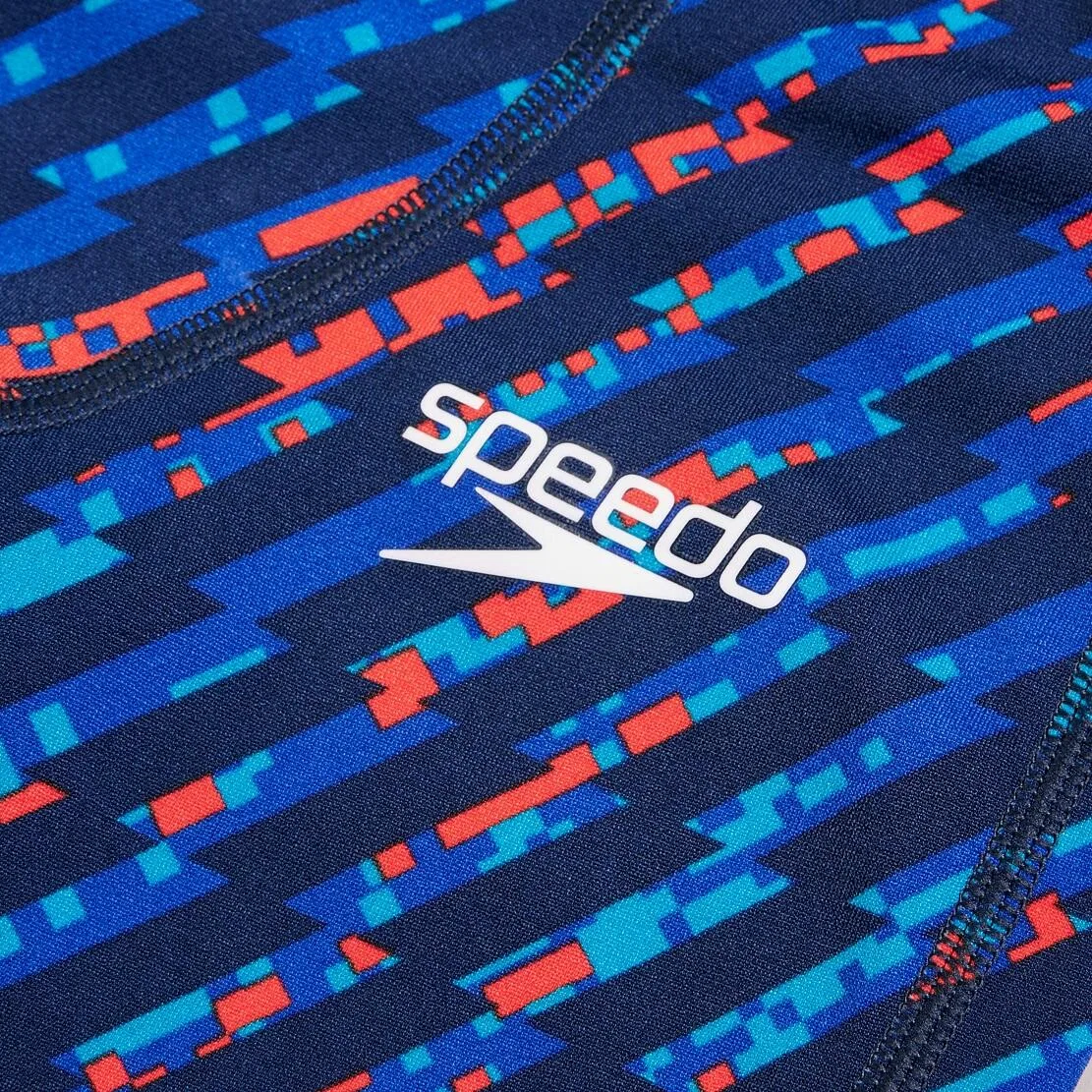 Детские плавки для мальчиков с принтом Eco End+ Hg/Wst Speedo, Blau — фото 4