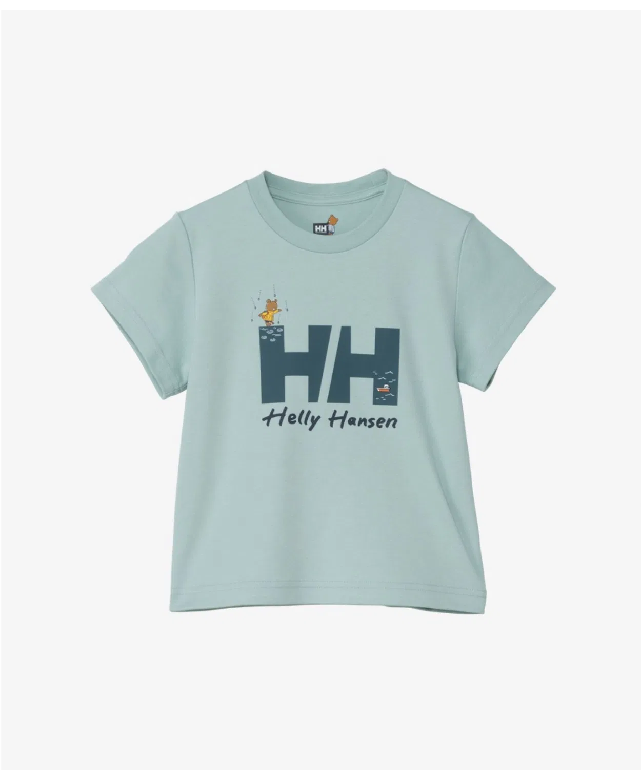 Детская футболка с коротким рукавом и принтом Helly Bear HELLY HANSEN, Green