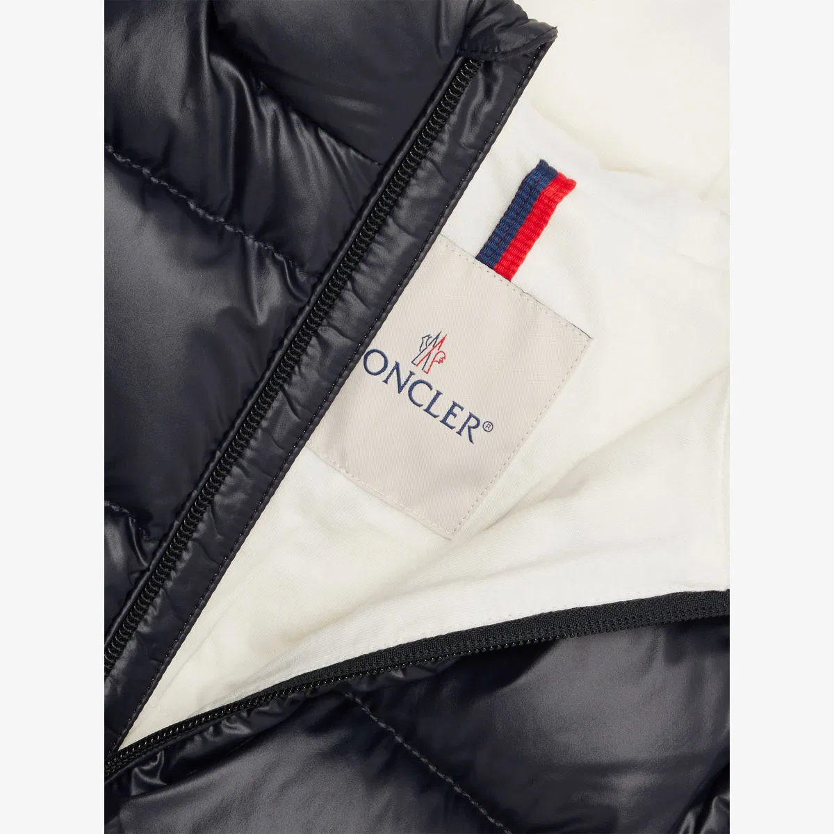 Теплый комбинезон Alanie для зимы, 3-12 месяцев Moncler, темно-синий — фото 2