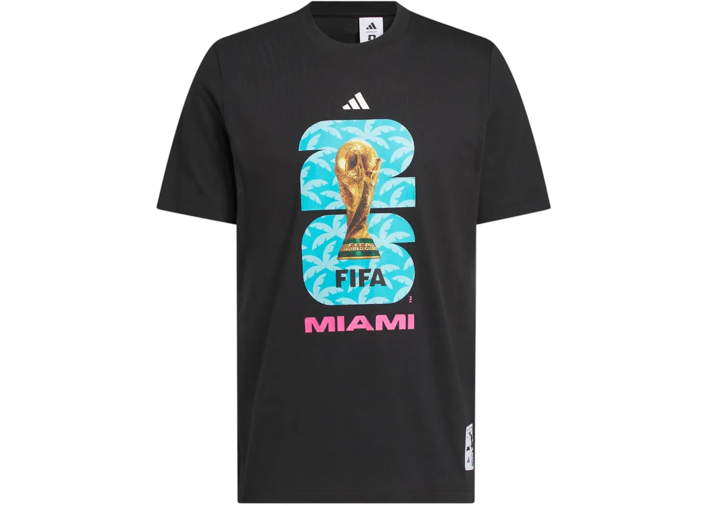 Мужская футболка с принтом Adidas FIFA World Cup 26 Host City Graphic T-Shirt, Black