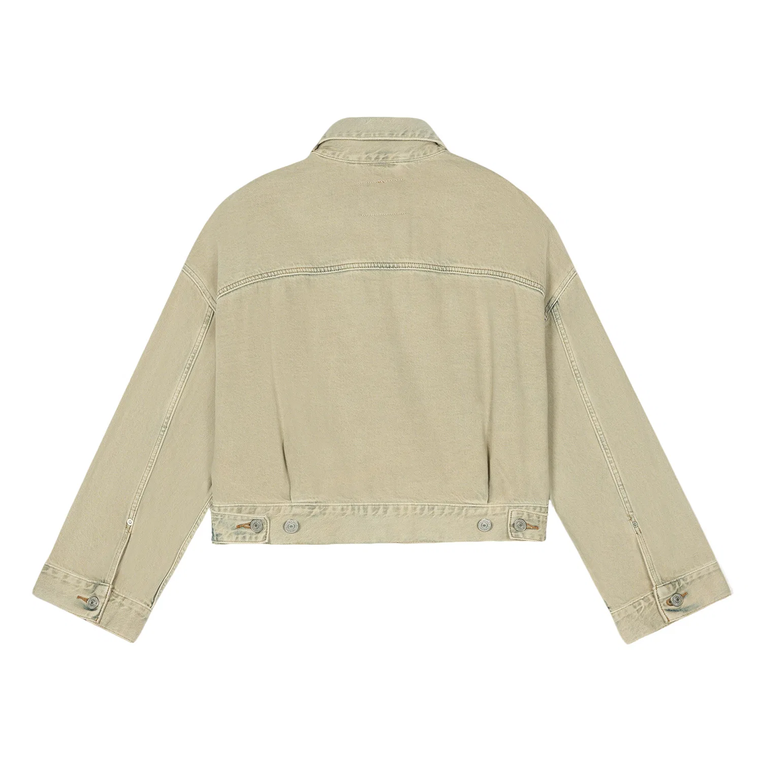 Женская джинсовая куртка с лацканами, прямой крой, Levis, Gray Blue — фото 3