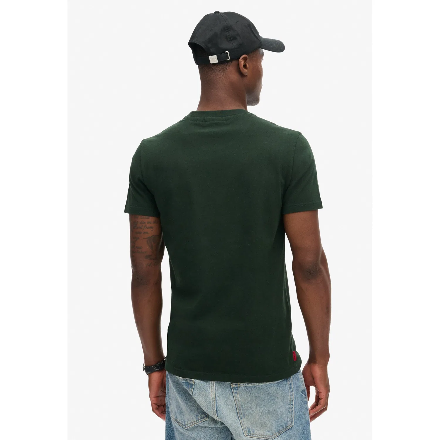 Детская футболка с вышивкой Superdry, Forest Green — фото 2