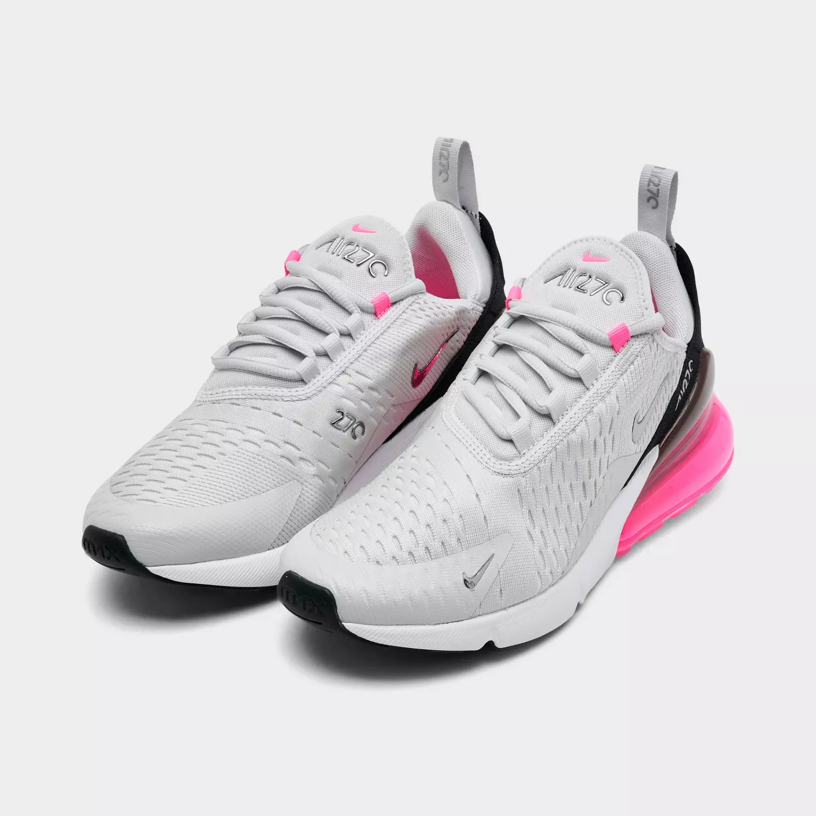 Кроссовки Women's Nike Air Max 270 Casual, белый/черный/розовый — фото 3