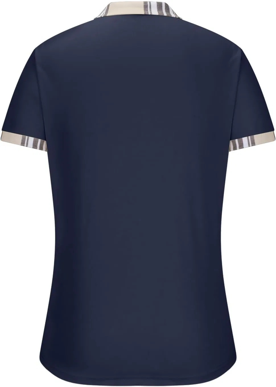 Мужская футболка с градиентом Henley Neck Oversized, Navy — фото 4