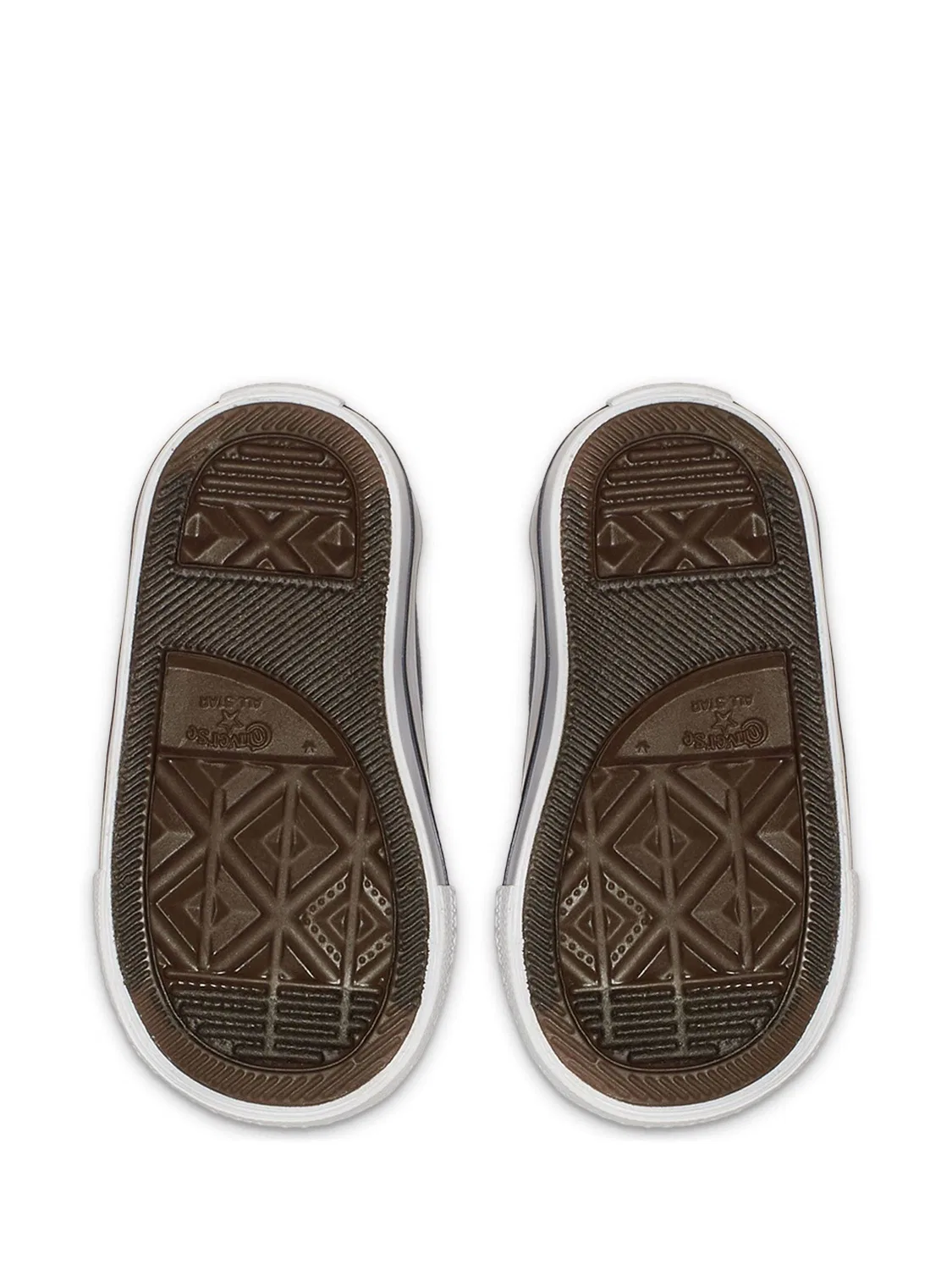 Кроссовки с горошком Converse Chuck Ox 2V Infant, синие — фото 4
