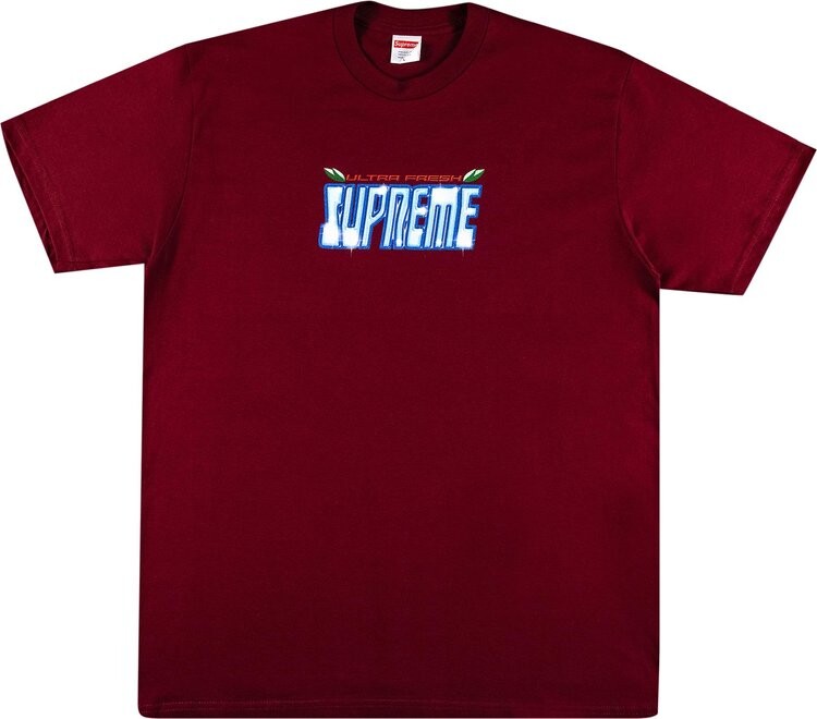 

Футболка Supreme Ultra Fresh Tee 'Burgundy', красный