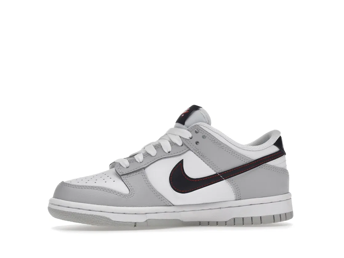 Детские кроссовки с принтом Nike Dunk Low SE Nike, Grey Fog/Light Crimson — фото 3