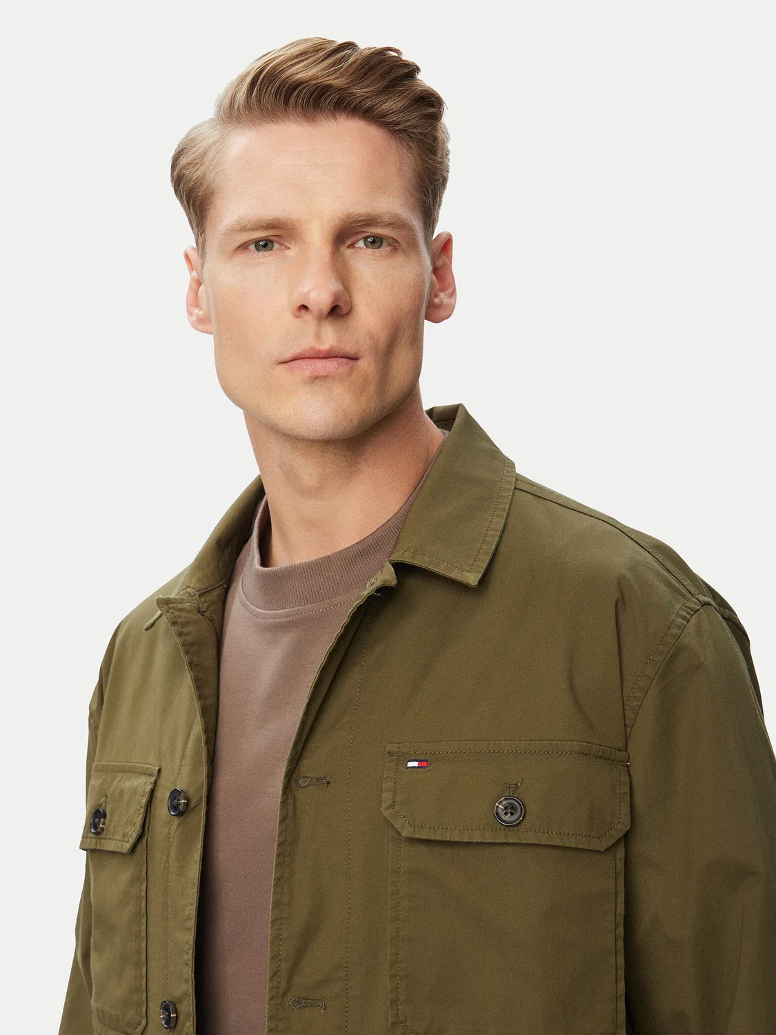 Мужская демисезонная куртка стандартного кроя Blend Tommy Hilfiger, темно-зеленый — фото 4