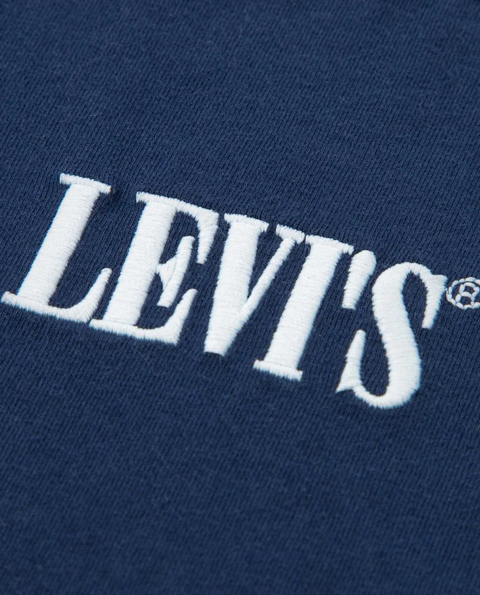 Футболка с длинным рукавом, Clásica , Levi's, синий — фото 3