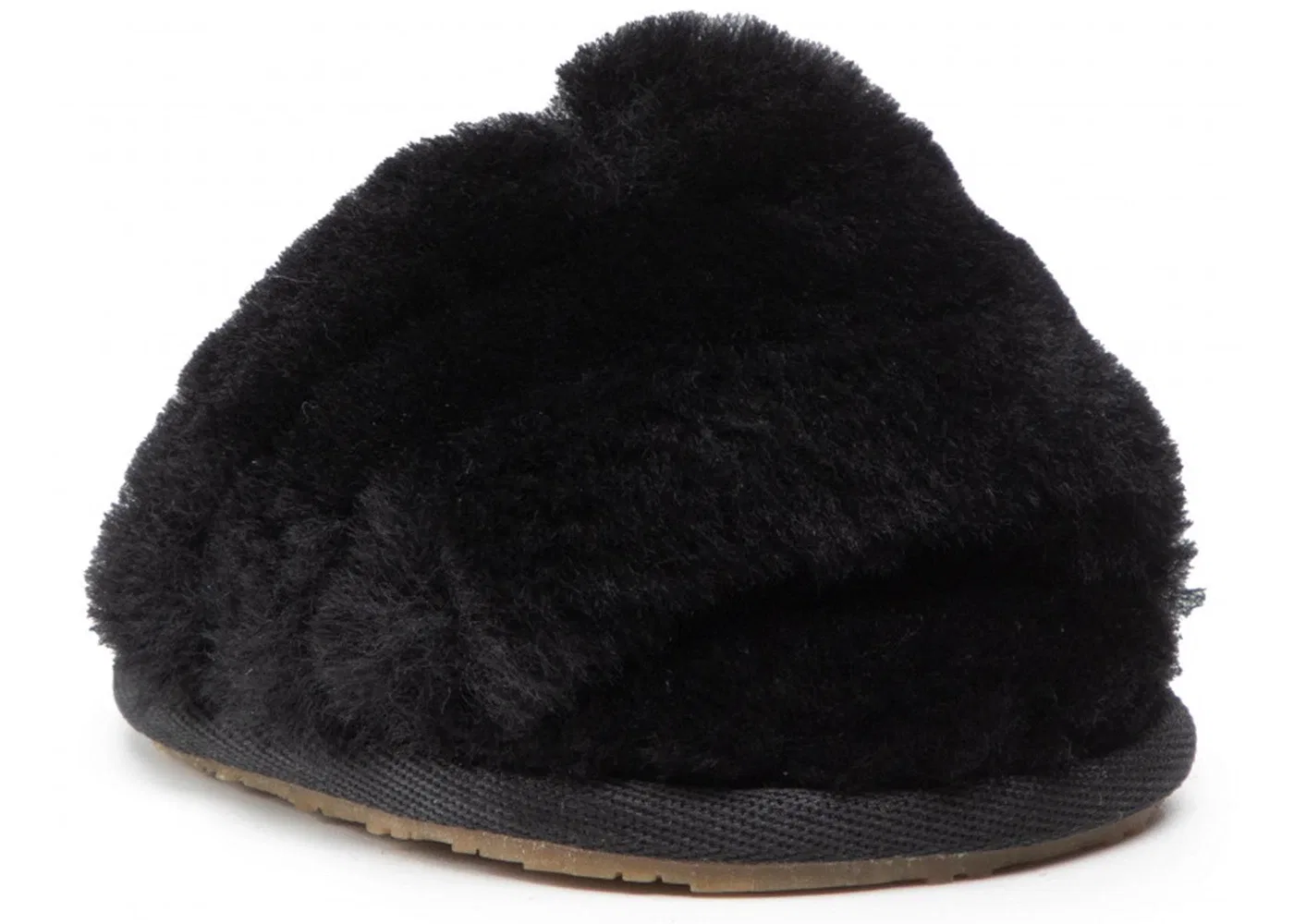 Детские сланцы UGG Fluff Yeah Slide, Black — фото 2