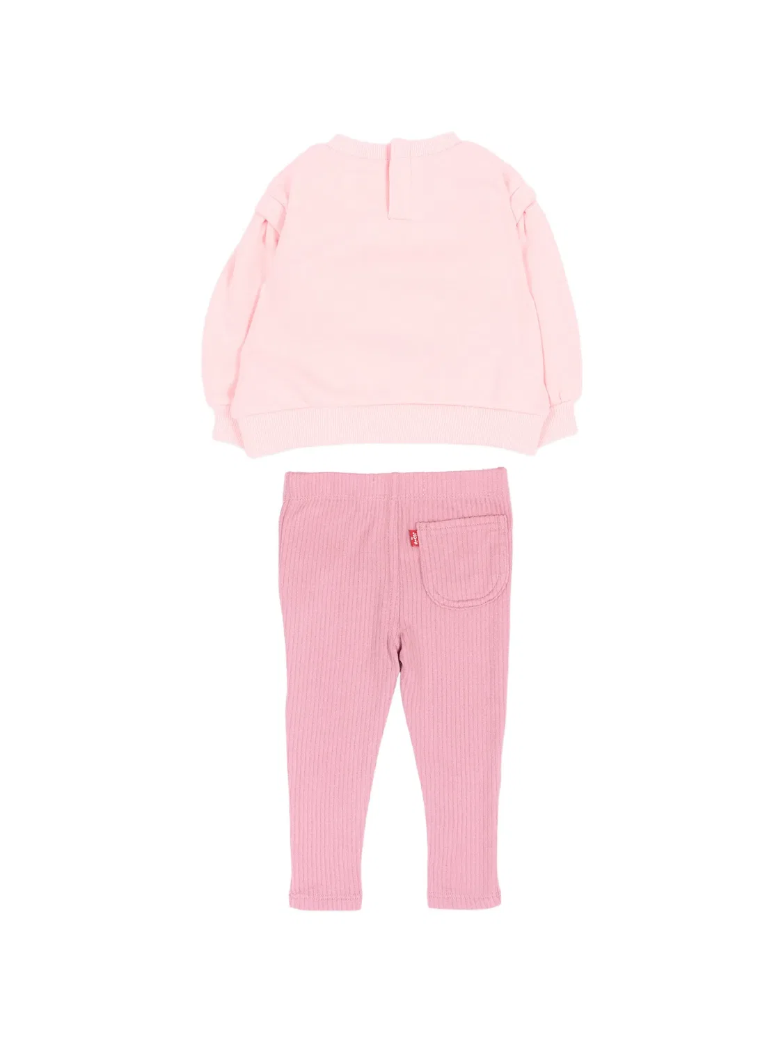 Комплект из свитера и брюк с логотипом Levi'S Kids, розовый — фото 2