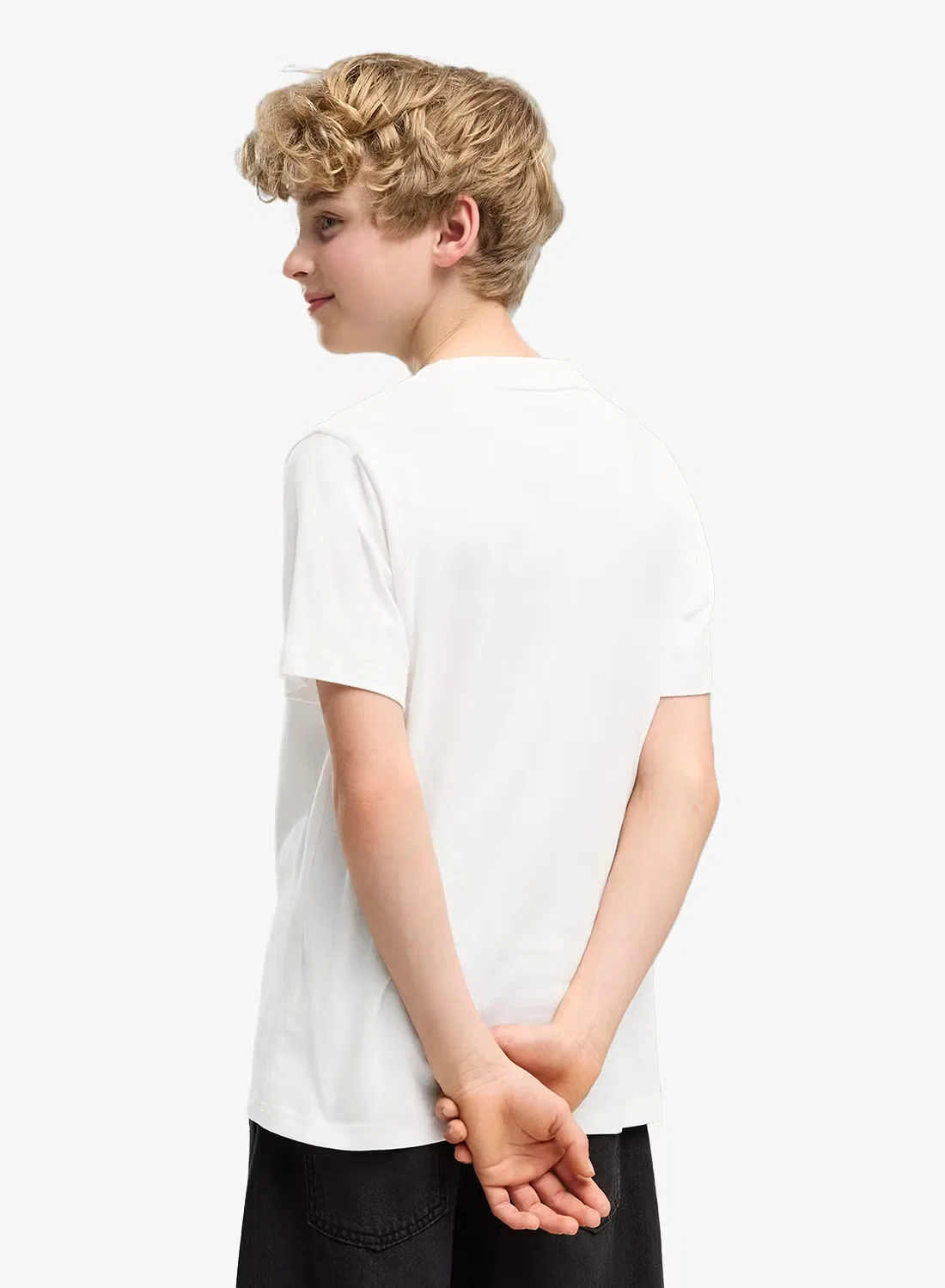Футболка с камуфляжным принтом Youth Camo Graphic Puma, белый — фото 2