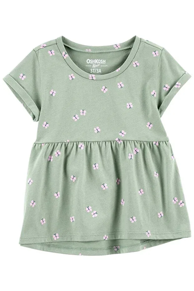Детская футболка для девочек с коротким рукавом Oshkosh, Multicolor