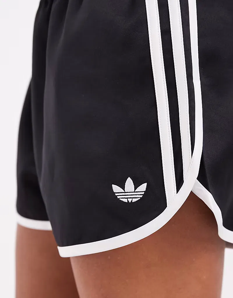 Шорты спринтерские three stripe Adidas Originals, черный — фото 3