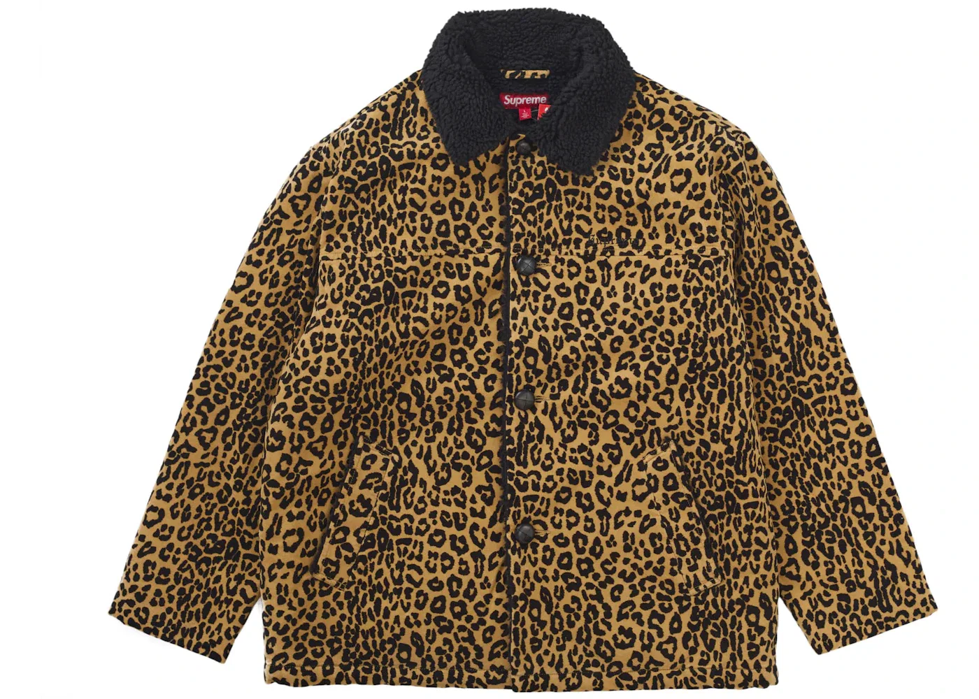 Мужское пальто из вельвета Leopard Supreme, Leopard