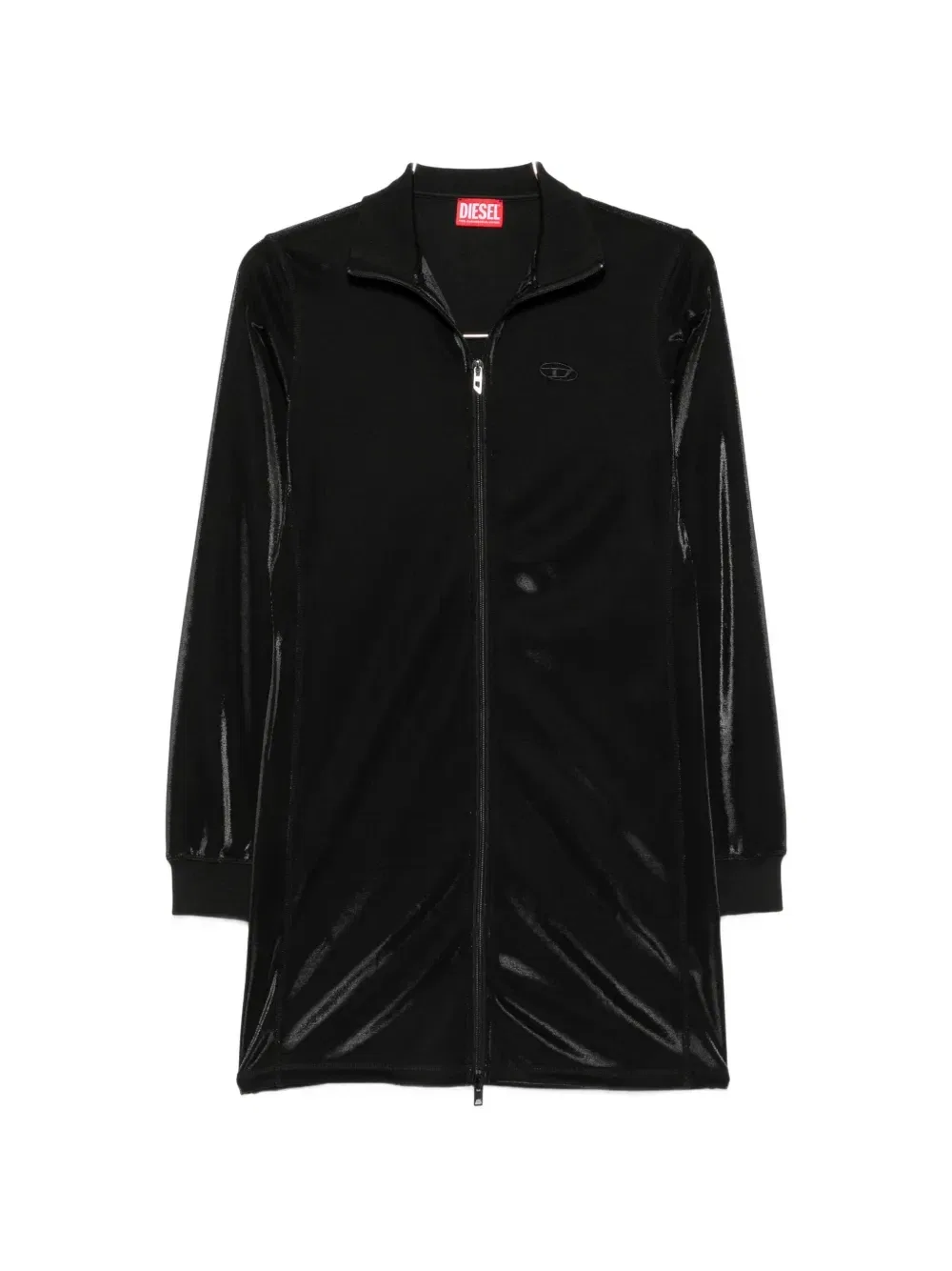 Мини-платье D-Rosy на молнии Diesel, черный