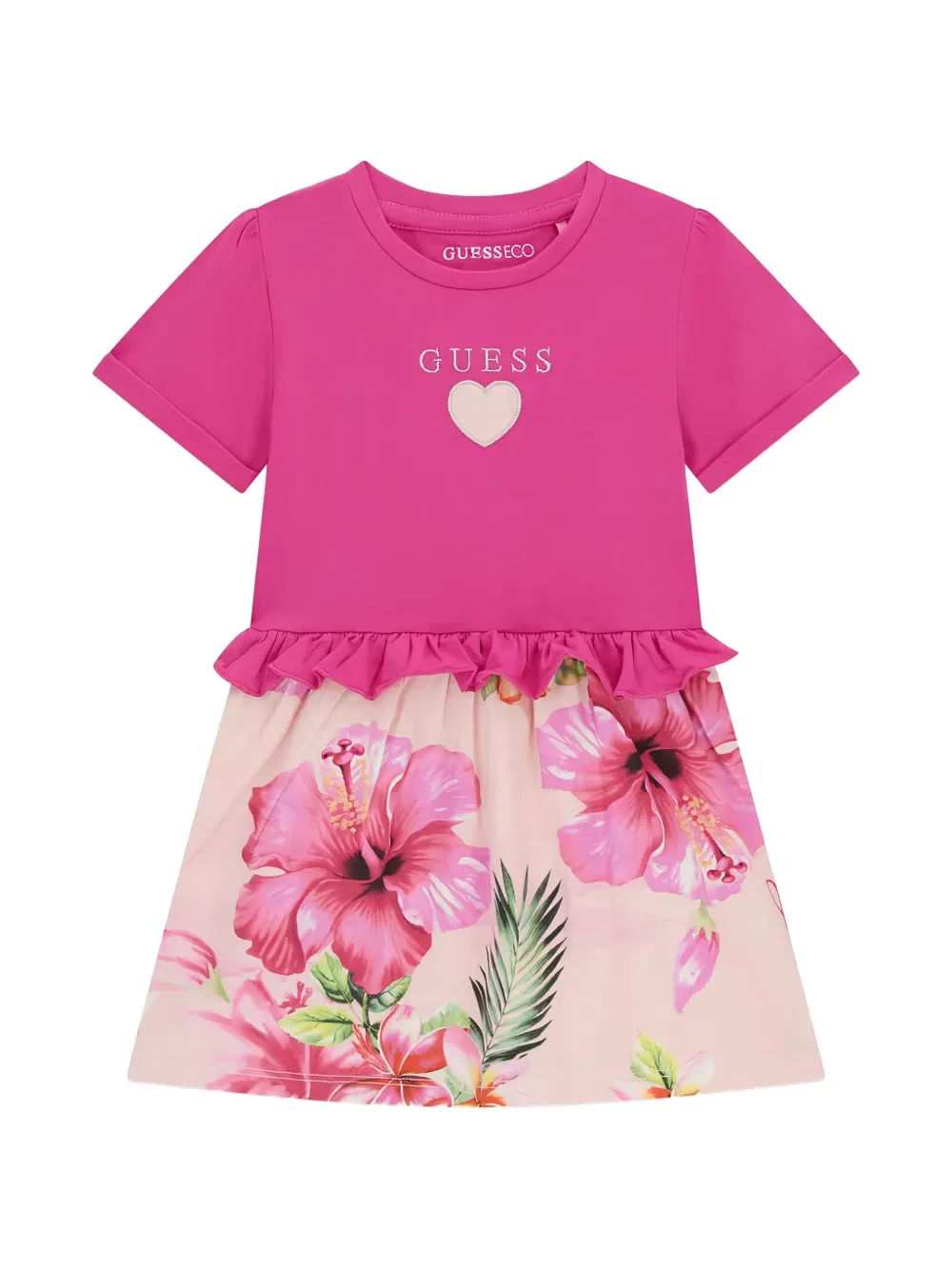 Платье повседневное GUESS Kids, розовый