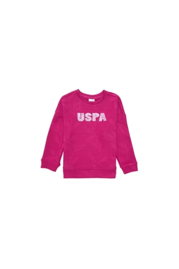 Детские свитшот для девочек с длинным рукавом U.S. Polo Assn., Fluoria