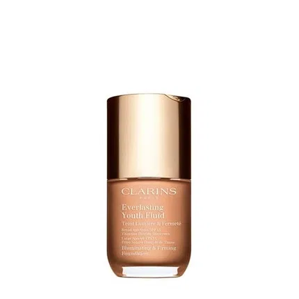 Тональная основа с эффектом сияния Clarins Everlasting Youth Fluid SPF 15, 114 Cappuccino, 30 мл