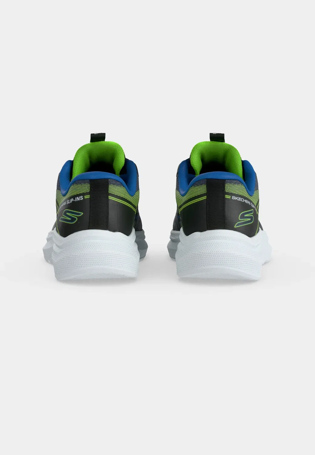 Тренажеры Microspec Velocity Skechers, Black/Blue/Lime — фото 4