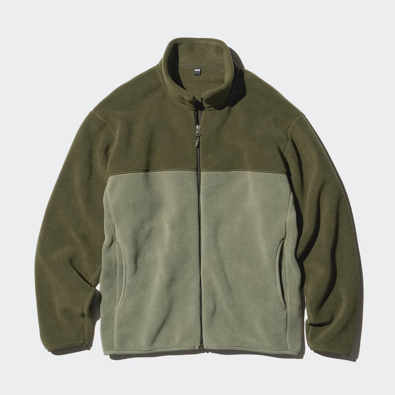 

Флисовая куртка на молнии Uniqlo, 57 оливковый