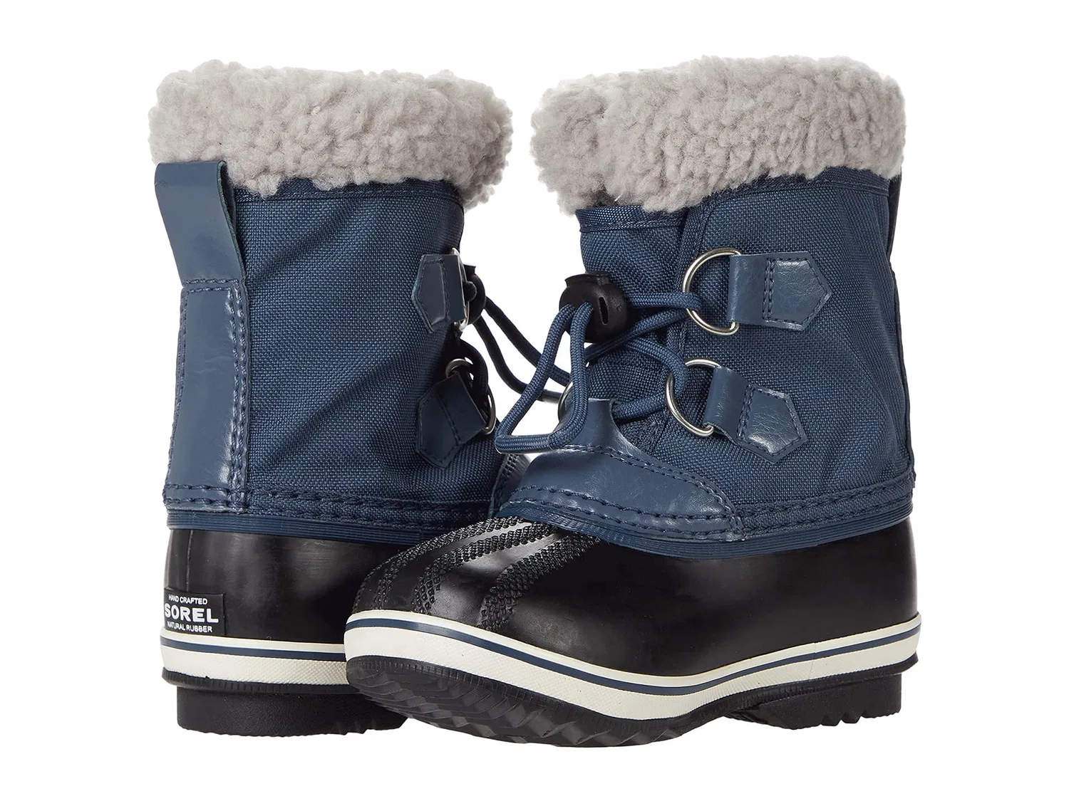 Детские зимние ботинки для мальчиков водонепроницаемые Yoot Pac Nylon Waterproof Sorel, Blue Uniform Blue X Black