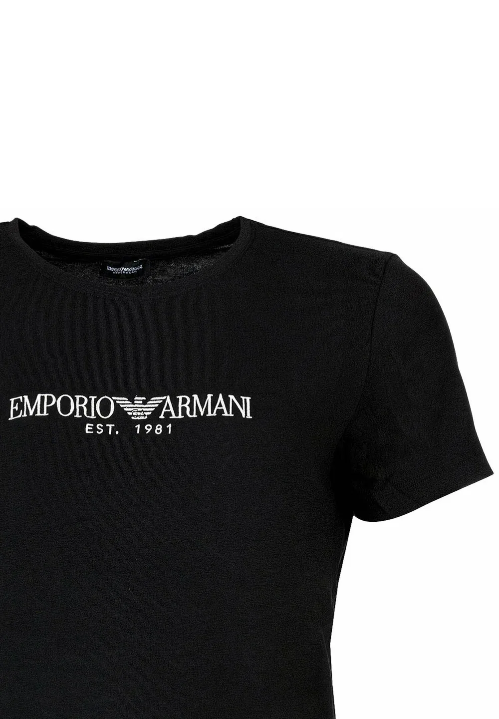 Футболка с принтом Emporio Armani, Schwarz — фото 3