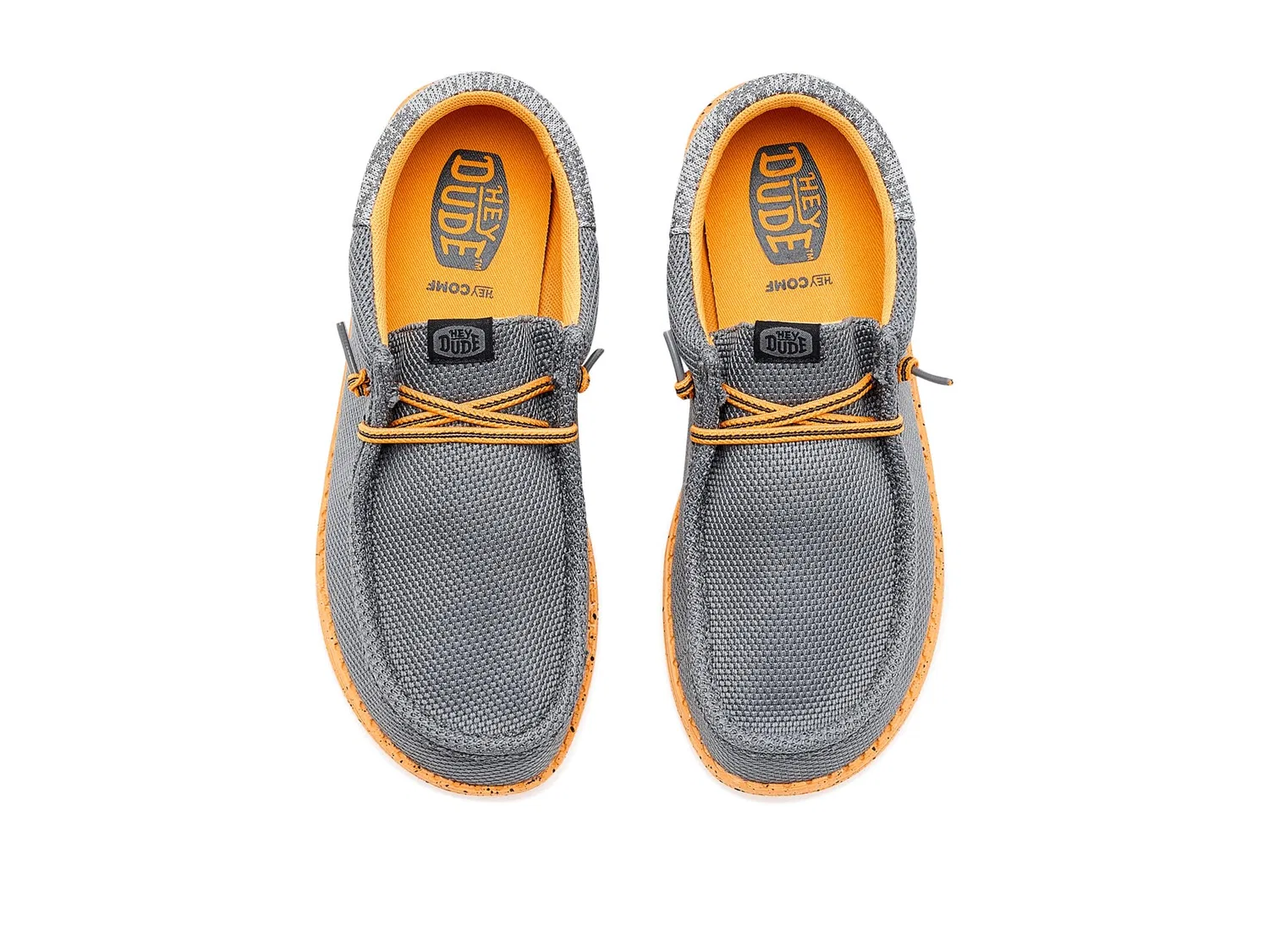Кроссовки Wally Funk Gradient Mesh (для маленьких и больших детей) Hey Dude Kids, Grey/Multi — фото 3