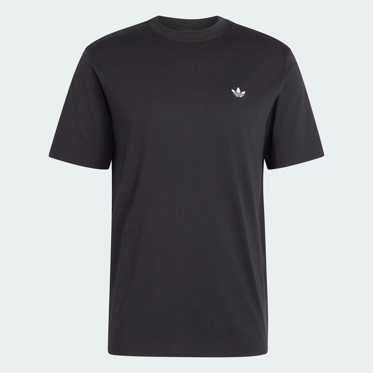 Мужская футболка с круглым вырезом Trefoil Essentials Adidas Originals, черный — фото 4