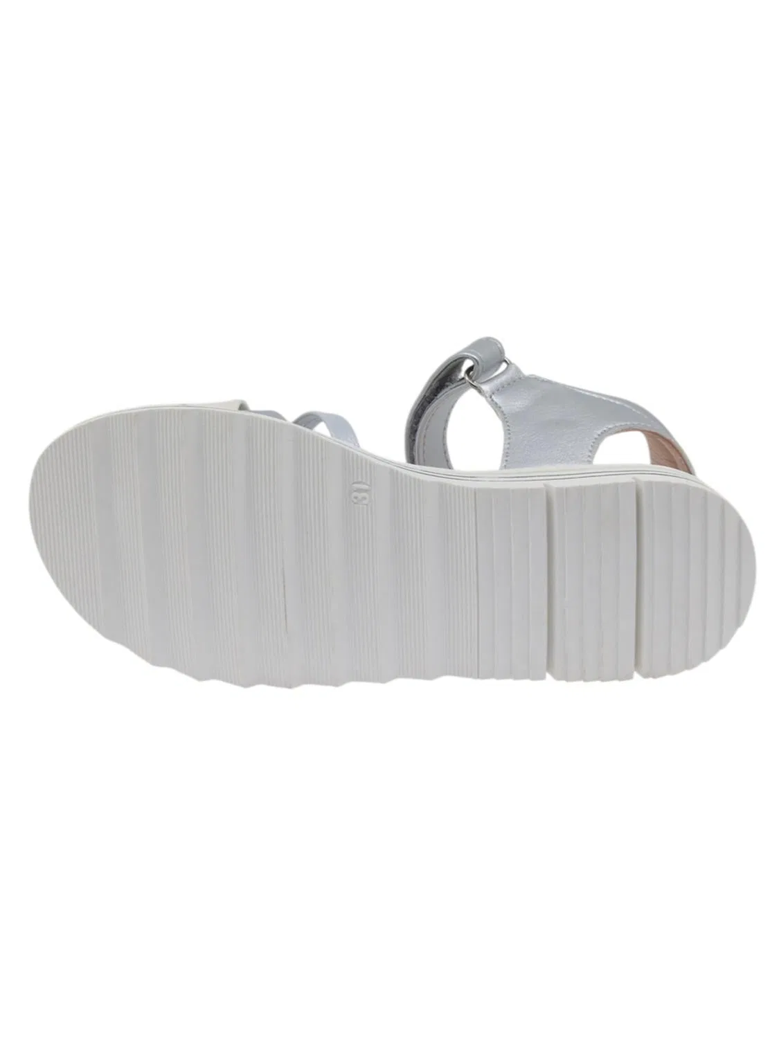 Сандалии Beppi Casual Sandal серебристого цвета — фото 2